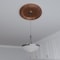 Ekena Millwork Traditional PVC Medallion (Canopies up to 13 1/2"), 22"OD x 3 1/2"ID x 1 1/2"P, Bright Coat Copper CMP22TRBCO - alternate 6